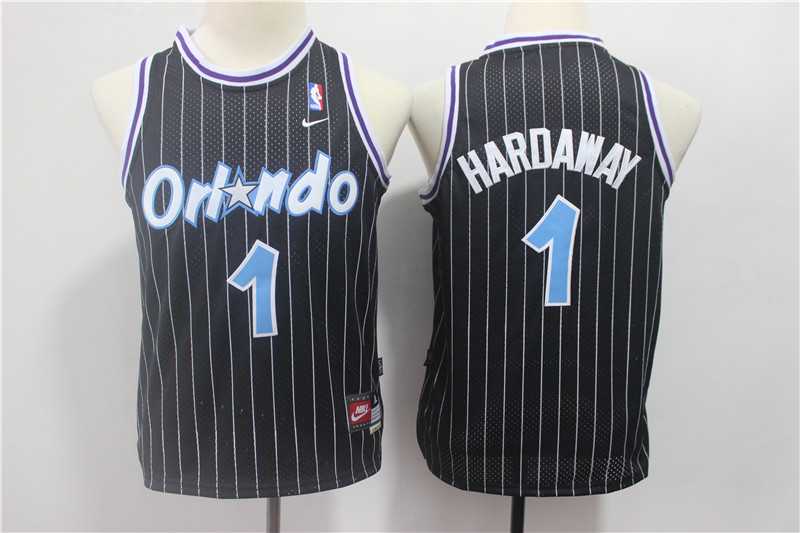 Magic 1 Penny Hardaway Black Youth Nike Throwback Jersey,We sell and wholesale Magic 1 Penny Hardaway Black Youth Nike Throwback Jersey on line form chian!